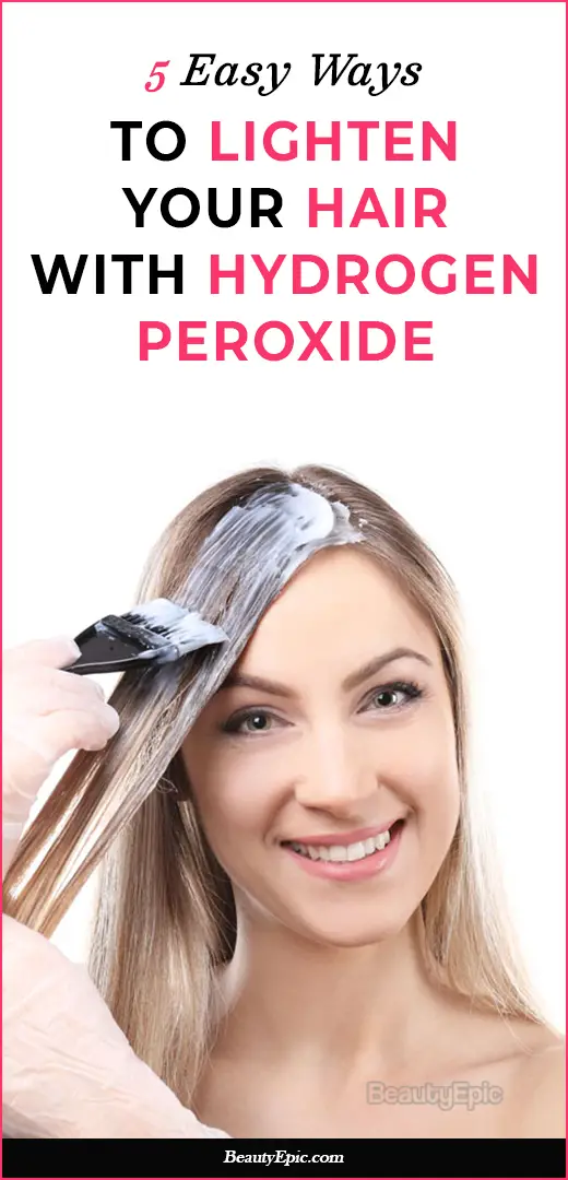 How To Lighten Hair With Hydrogen Peroxide?