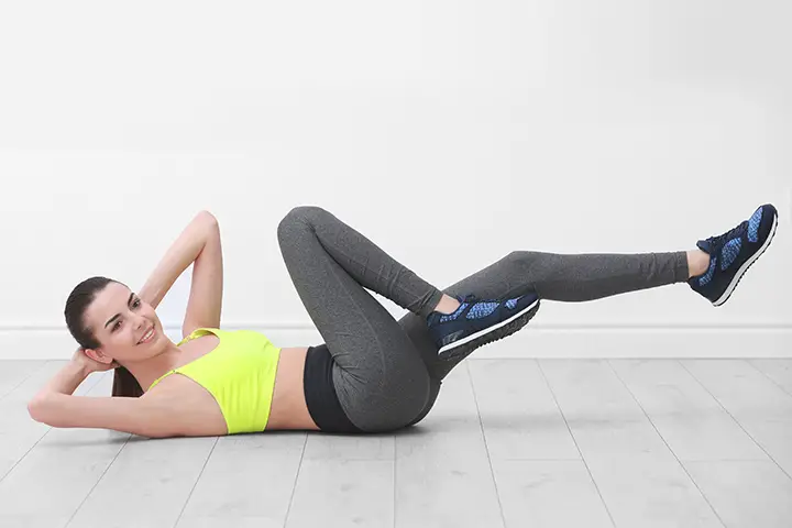bicycle crunches exercise