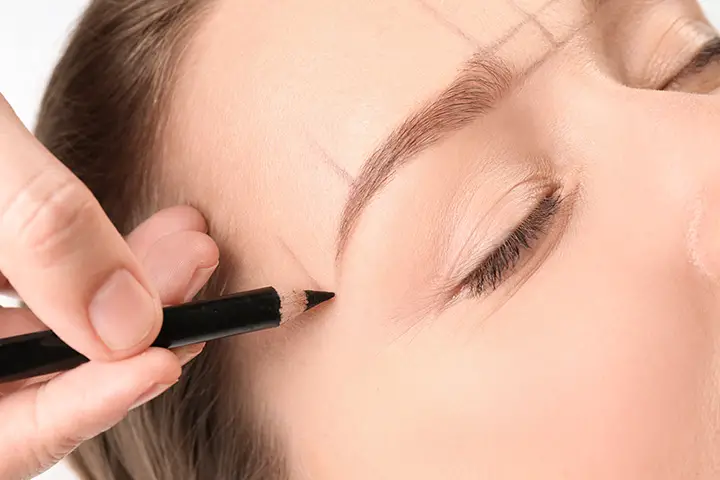 eyebrow pencil mistakes