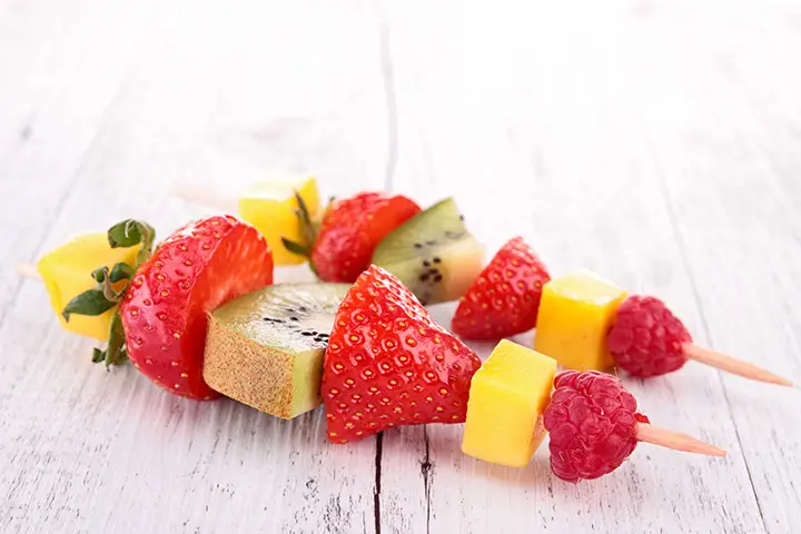 low carb fruit kebabs