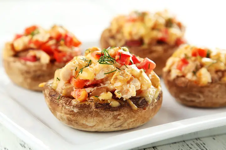 low carb stuffed mushrooms