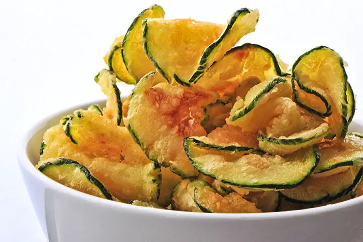 low carb zucchini chips