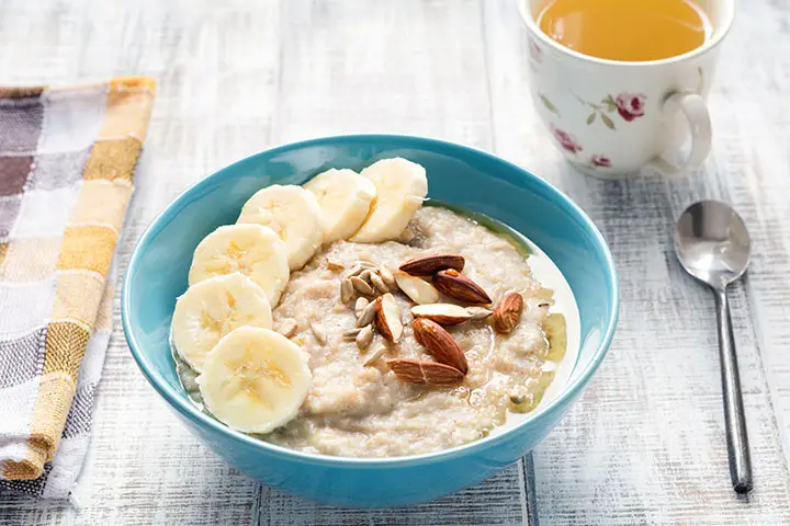 oatmeal with almond butter calories