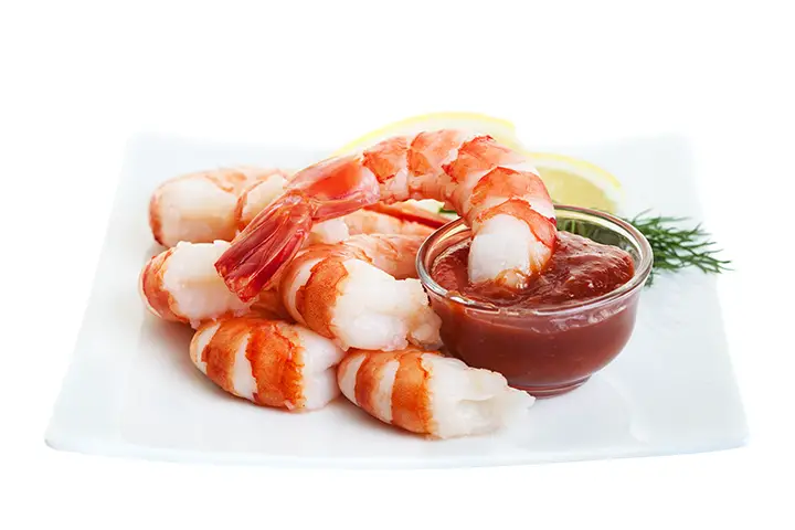 shrimp and cocktail sauce calories