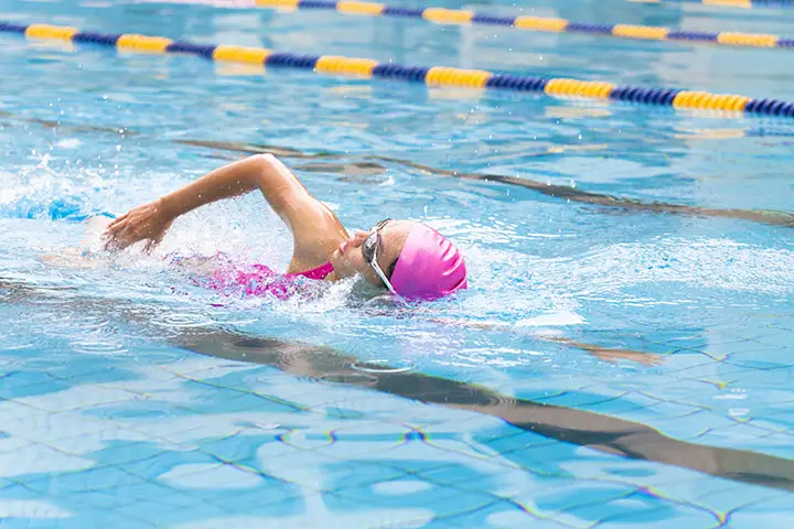 swimming or water aerobics for stress relief