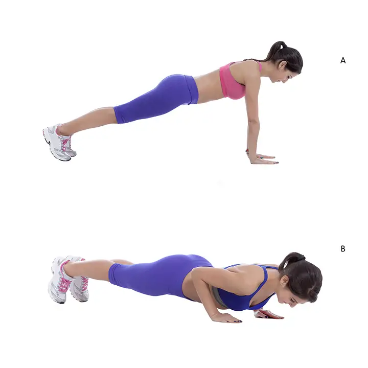 triceps push-ups for toned triceps