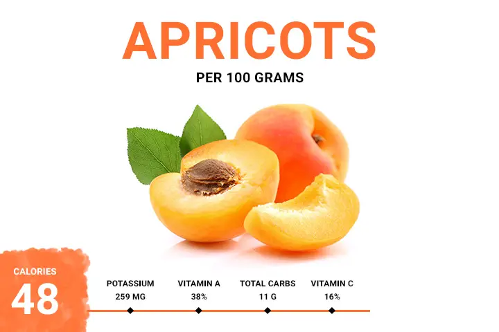 Apricots Calories 48