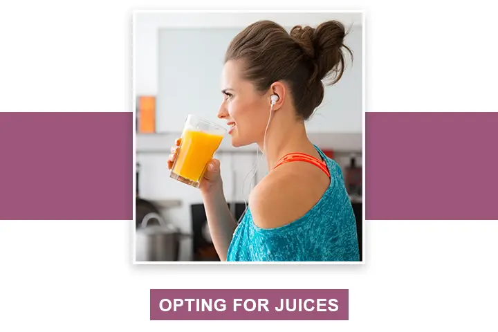 Opting for Juices