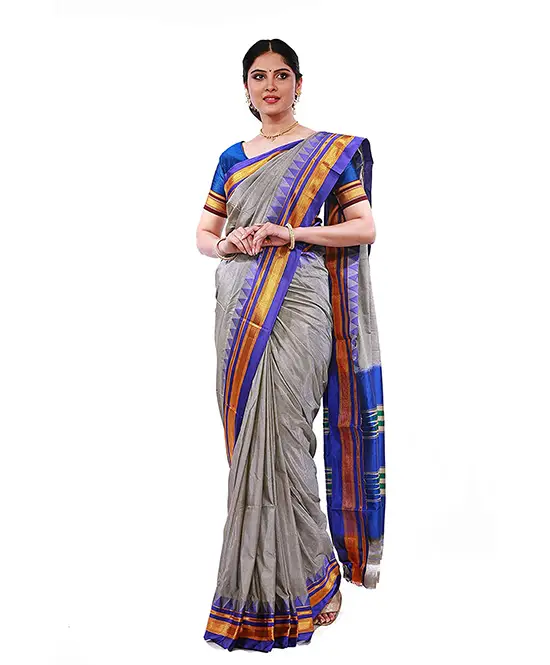 traditional temple border silk sarees