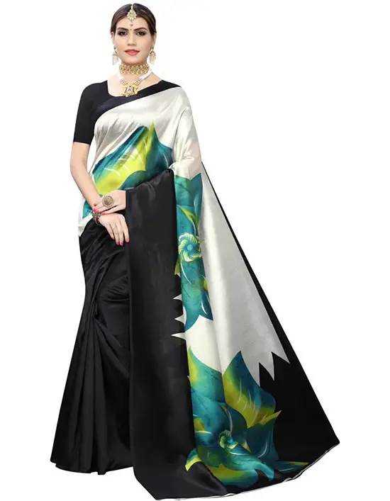 Mysore Polyester Saree Multicolor