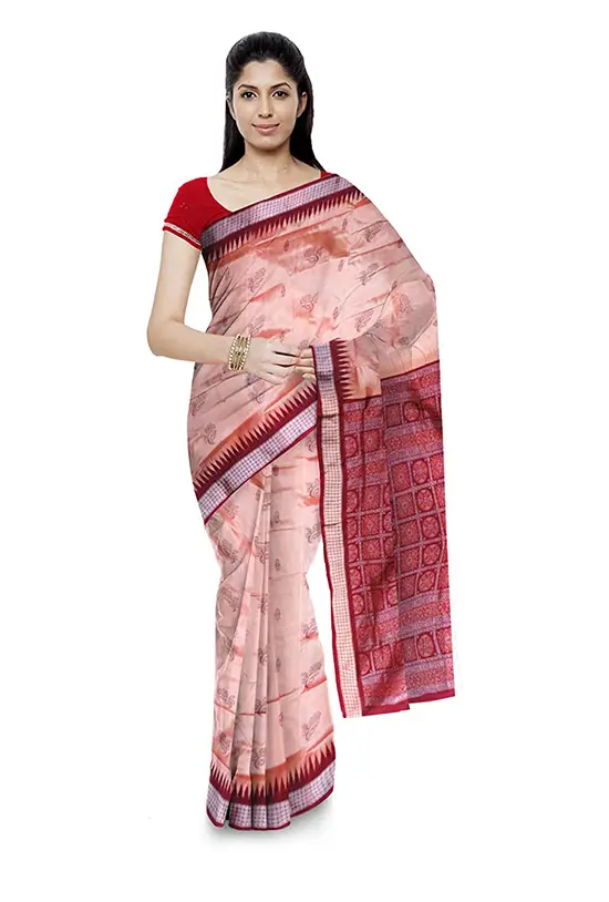 Sambalpuri Bomkai Handloom Silk Saree for Women