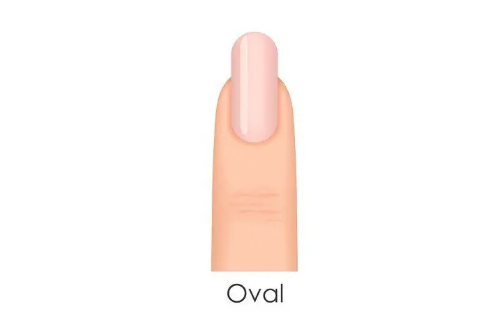 Oval Shaped Nails