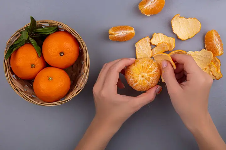 orange peel for warts