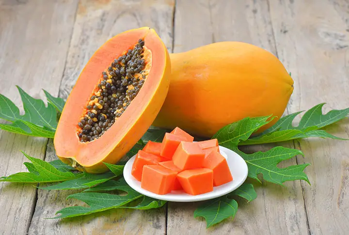 papaya for open pores