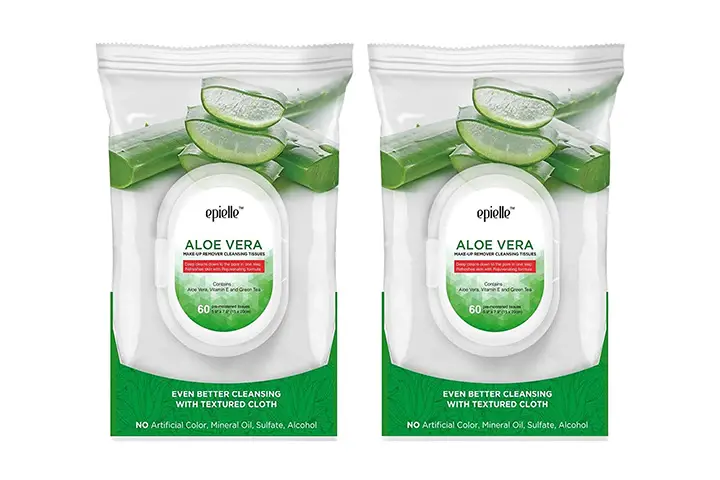 Epielle Aloe vera makeup remover cleansing tissues