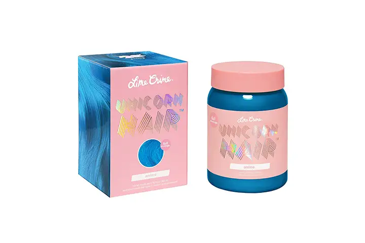 8. Lime Crime Unicorn Hair Semi-Permanent Hair Color in Blue Smoke - wide 6