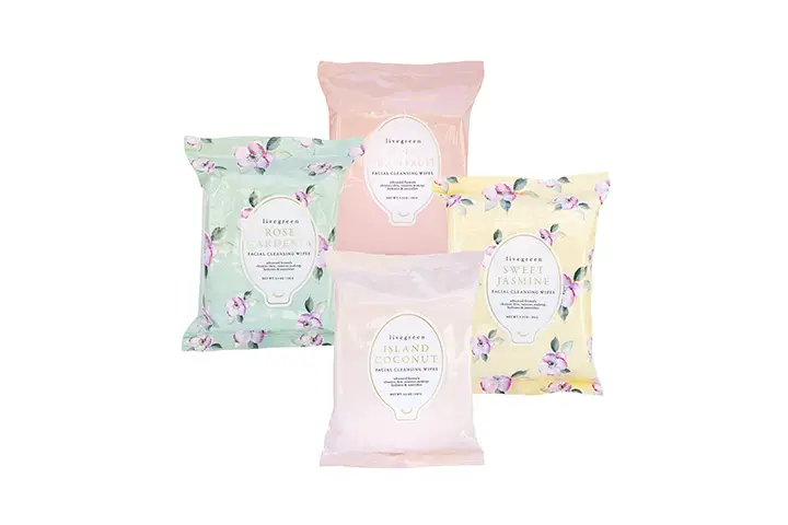 Live Green Facial Cleansing Wipes