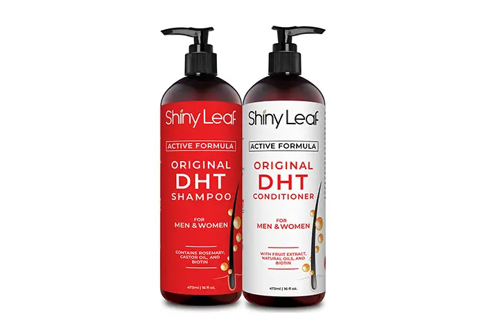 shiny leaf dht blocker shampoo and conditioner