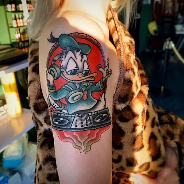 Classic Donald Duck Tattoo