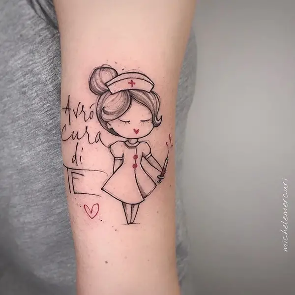 20 Cool Nurse Tattoos  Design World  Joshua Nava Arts