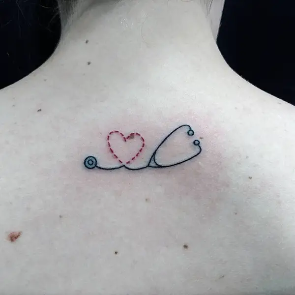 Minimalist Tattoo on the Back