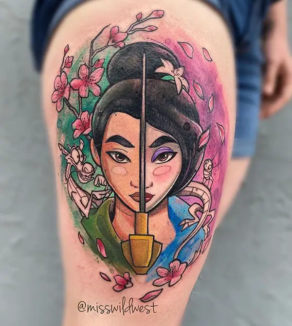 Princess Mulan Tattoo