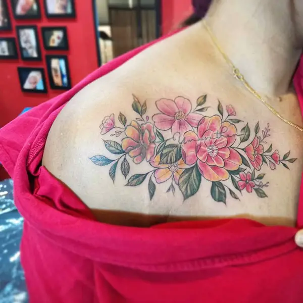 Radiant Flowers Tattoo