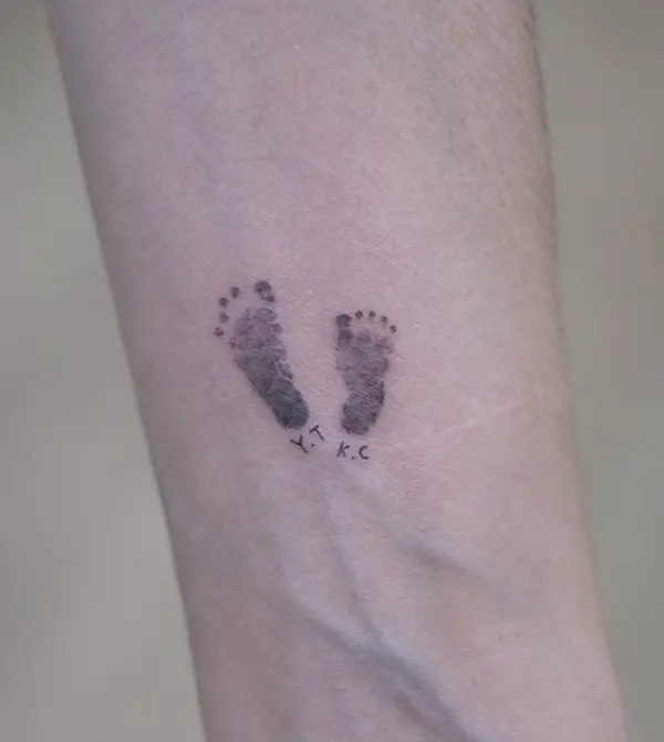 Very Small Footprint Tattoo