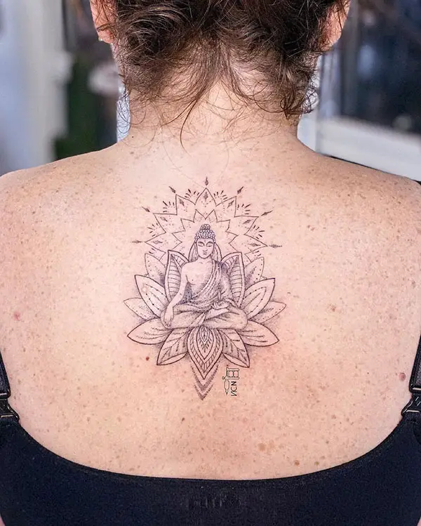 Buddha Tattoo on the Back