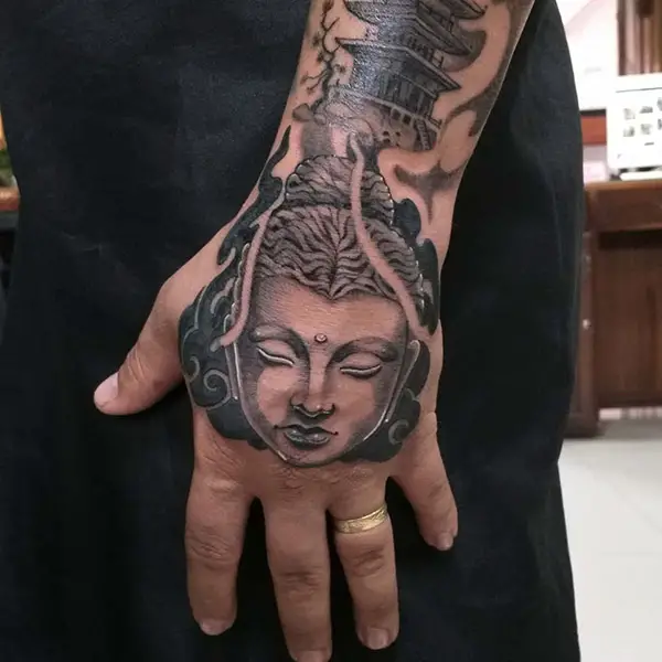 Cool Buddha Tattoo