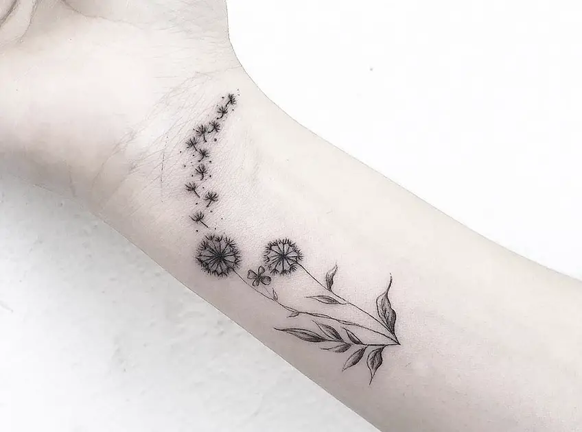 Dandelion Tattoo Ideas