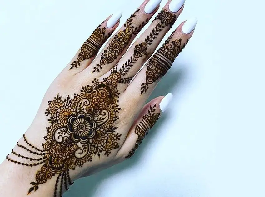 Flower Mehndi Designs