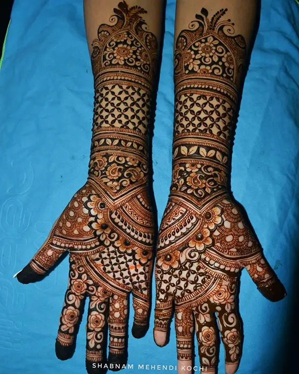 20+ Simple And Easy Palm Mehndi Designs