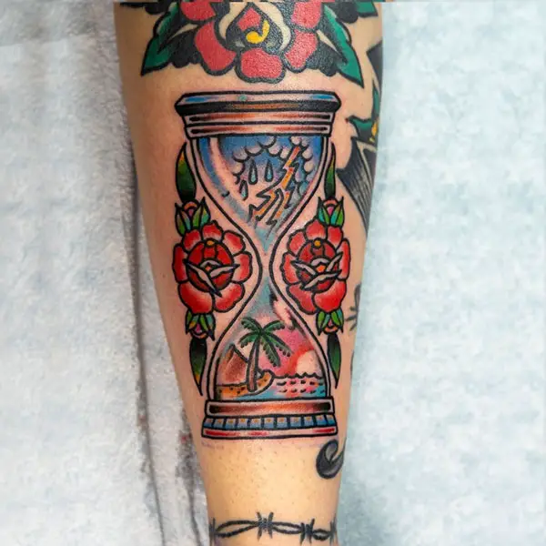 Hourglass Representing Nature