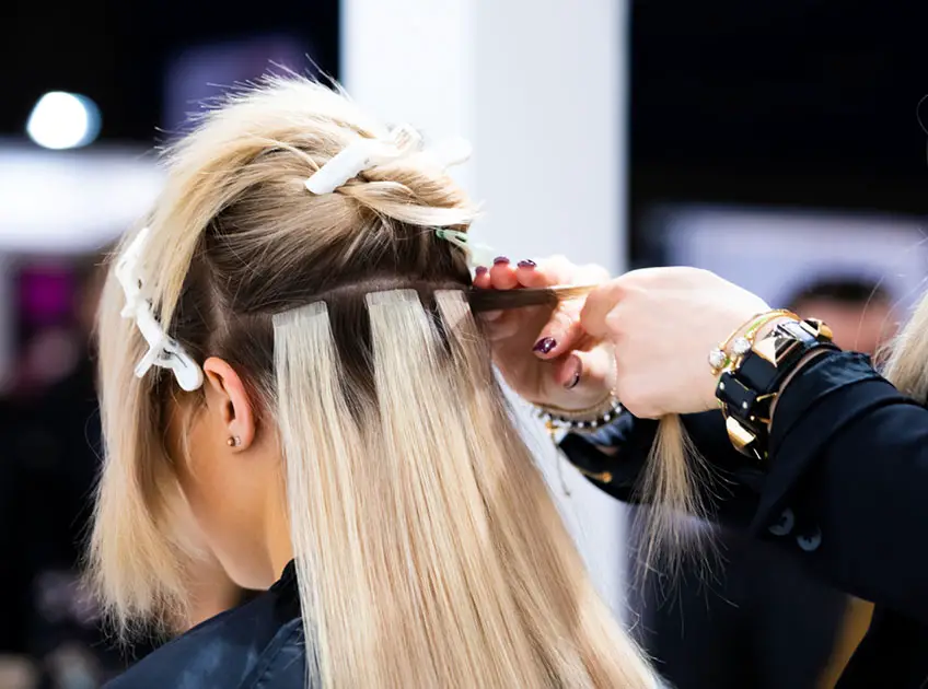 How To Put In Tape In Hair Extensions