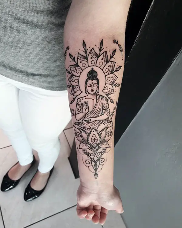 Intricate Buddha Tattoo