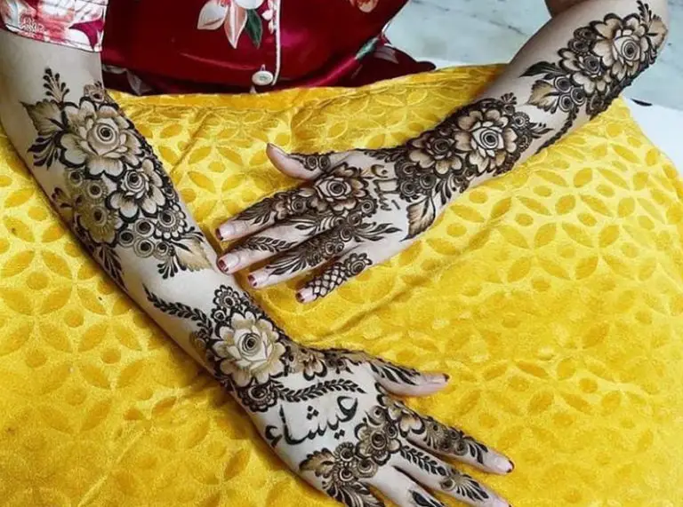 20 Simple And Easy Khafif Mehndi Designs