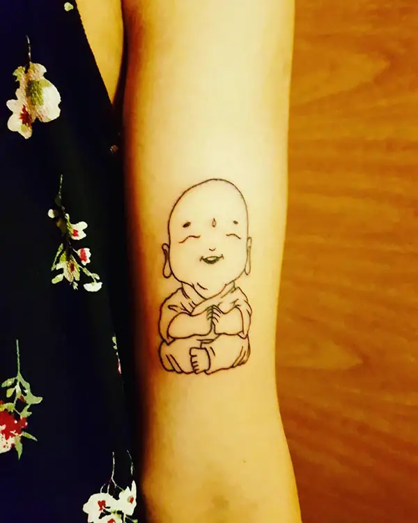 Laughing Buddha Tattoo