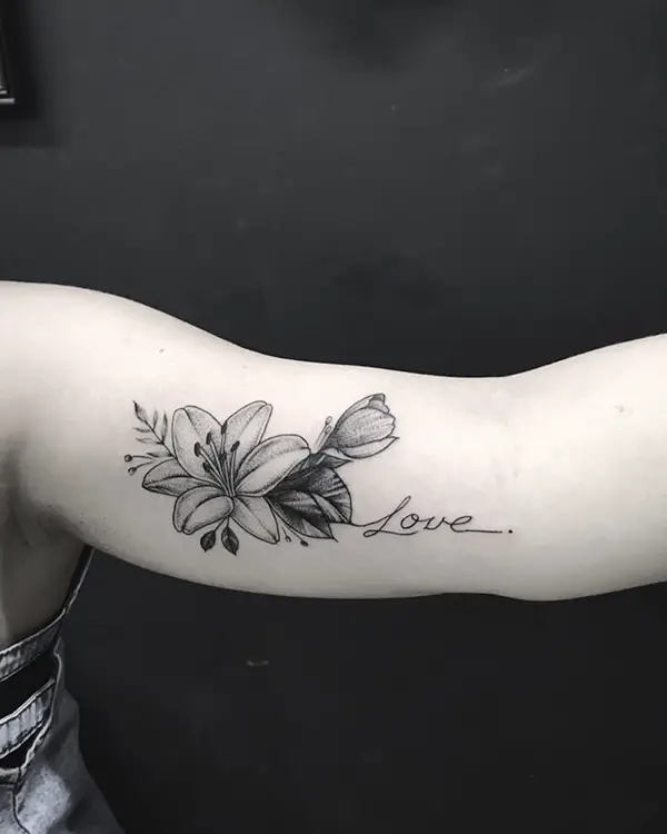 Lily Flower Tattoo