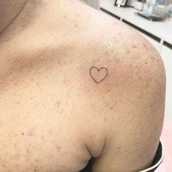 Simple Heart Tattoo