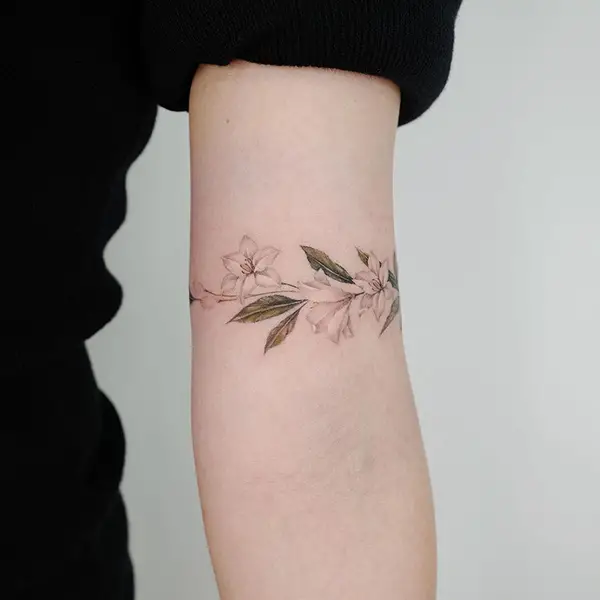 White Lilies Tattoo