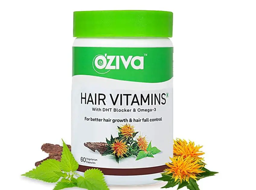 OZiva Plant Based Hair Vitamins, 60 capsules
