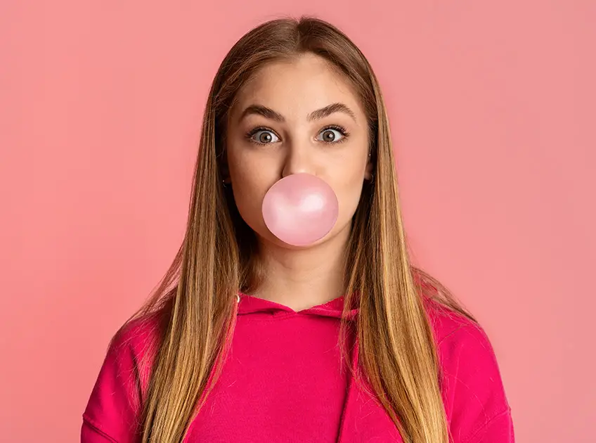 does chewing gum make your face skinnier