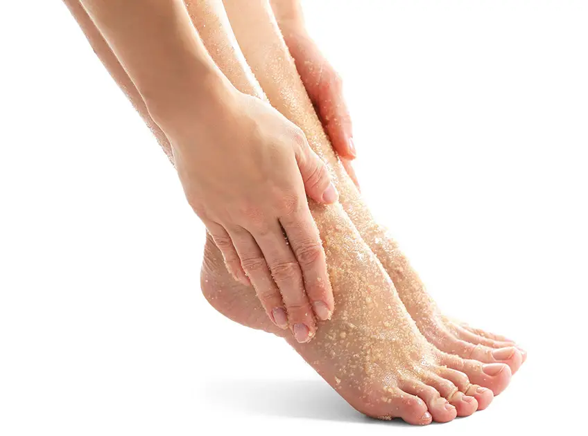 foot scrubs for cracked heels