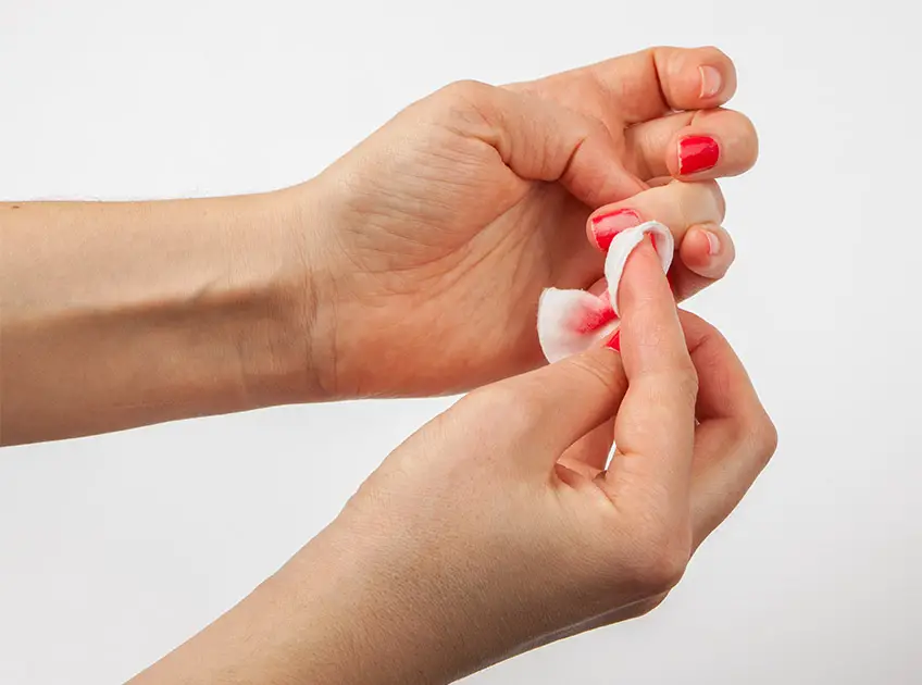 how to remove gel nail polish with sugar
