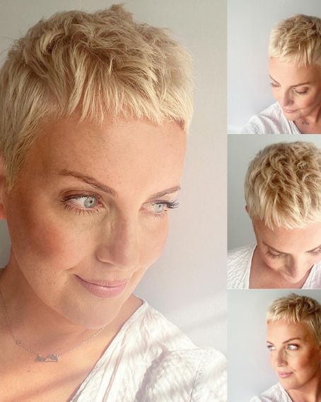 Cropped pixie hairstyle For Women Over 50