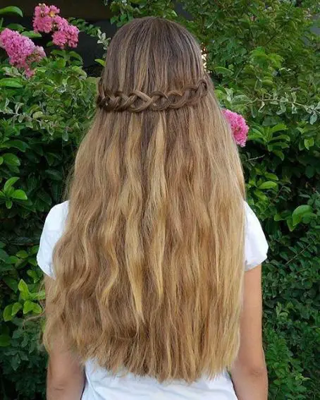 Looped Waterfall Braid