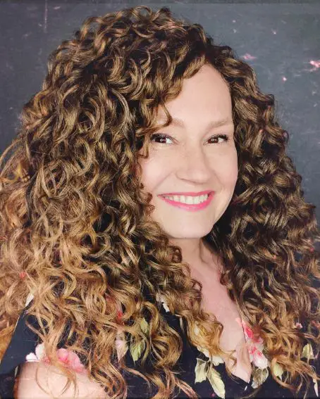 Ombre Curls hairstyle For Women Over 50