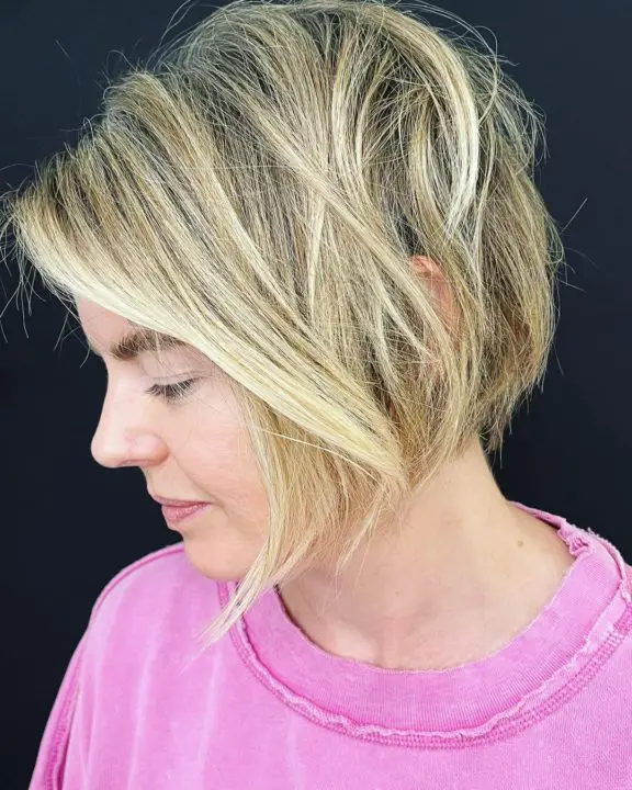 Classy and Long Pixie Hairstyle For Women Over 50
