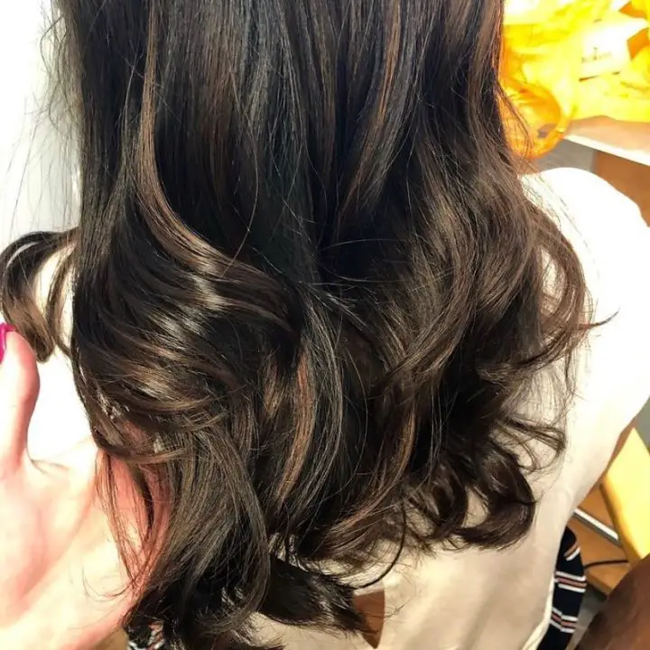 Dark Mocha haircut For Women Over 50